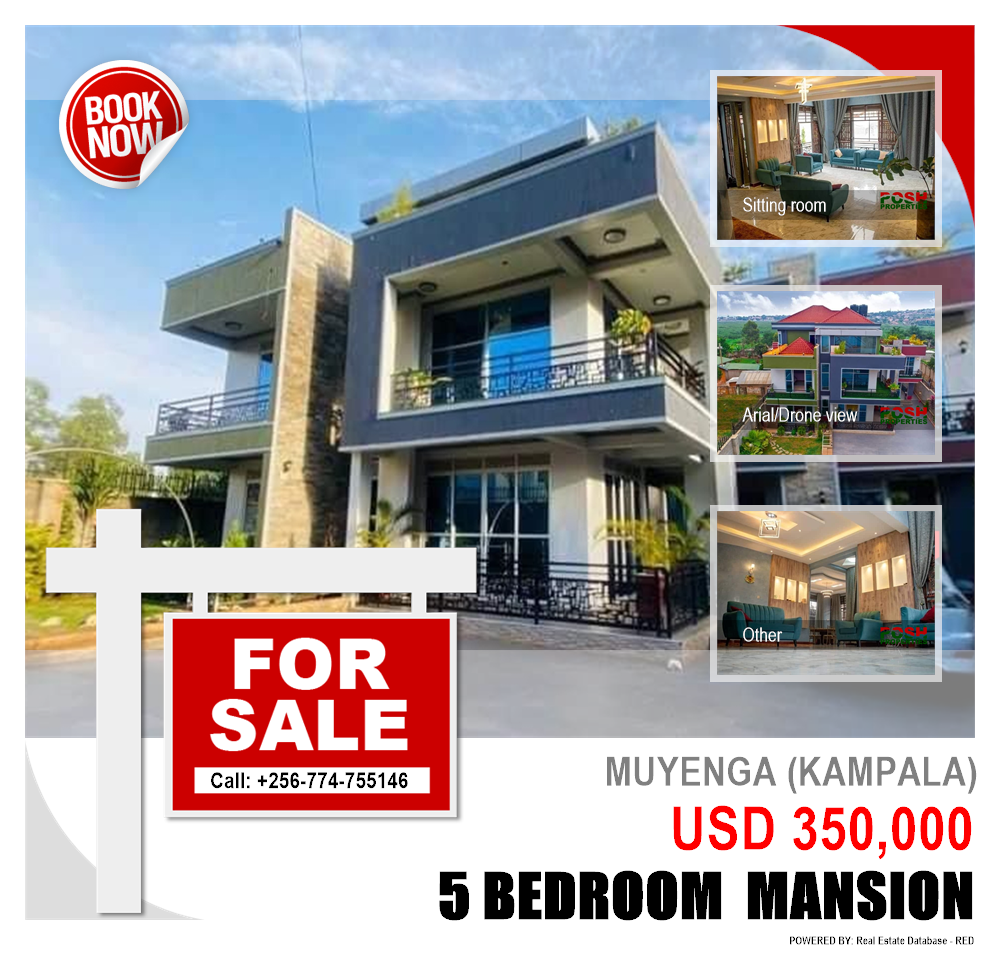 5 bedroom Mansion  for sale in Muyenga Kampala Uganda, code: 178461