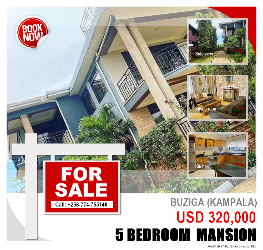 5 bedroom Mansion  for sale in Buziga Kampala Uganda, code: 178472
