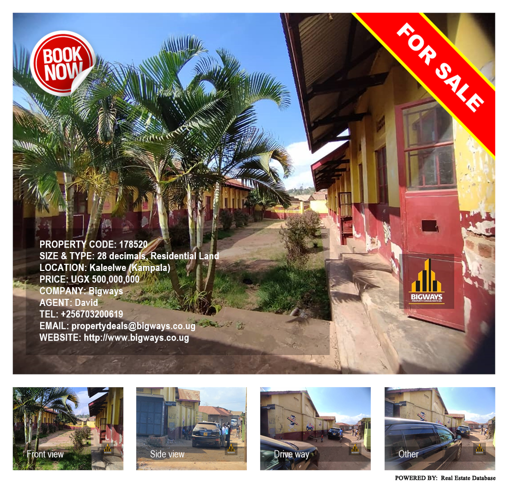 Residential Land  for sale in Kaleelwe Kampala Uganda, code: 178520