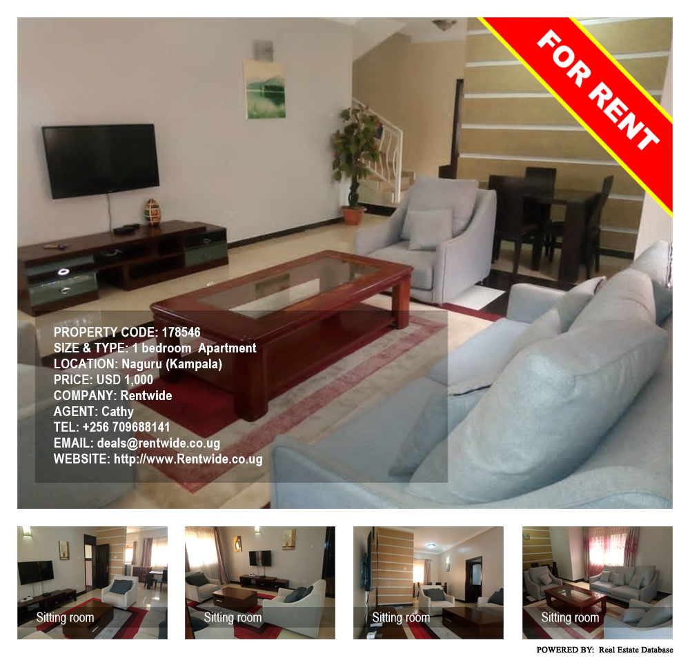 1 bedroom Apartment  for rent in Naguru Kampala Uganda, code: 178546
