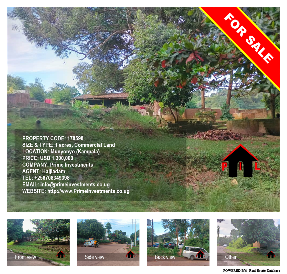 Commercial Land  for sale in Munyonyo Kampala Uganda, code: 178598