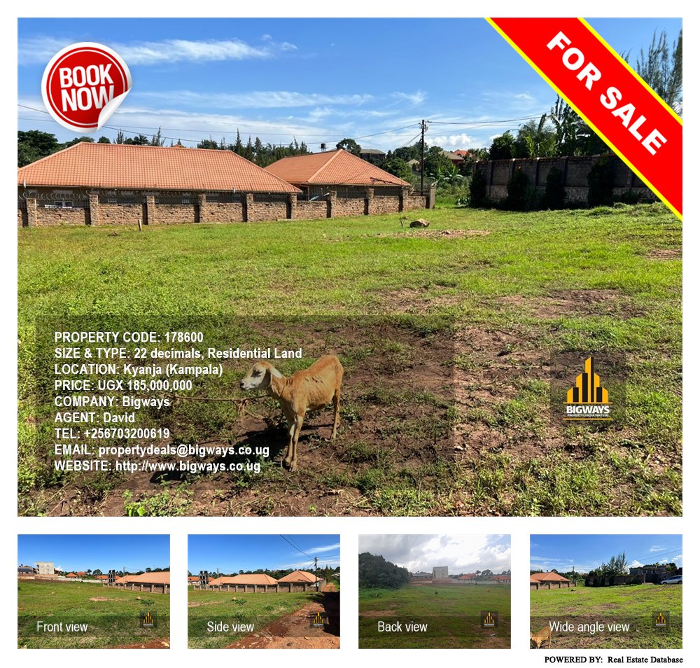 Residential Land  for sale in Kyanja Kampala Uganda, code: 178600