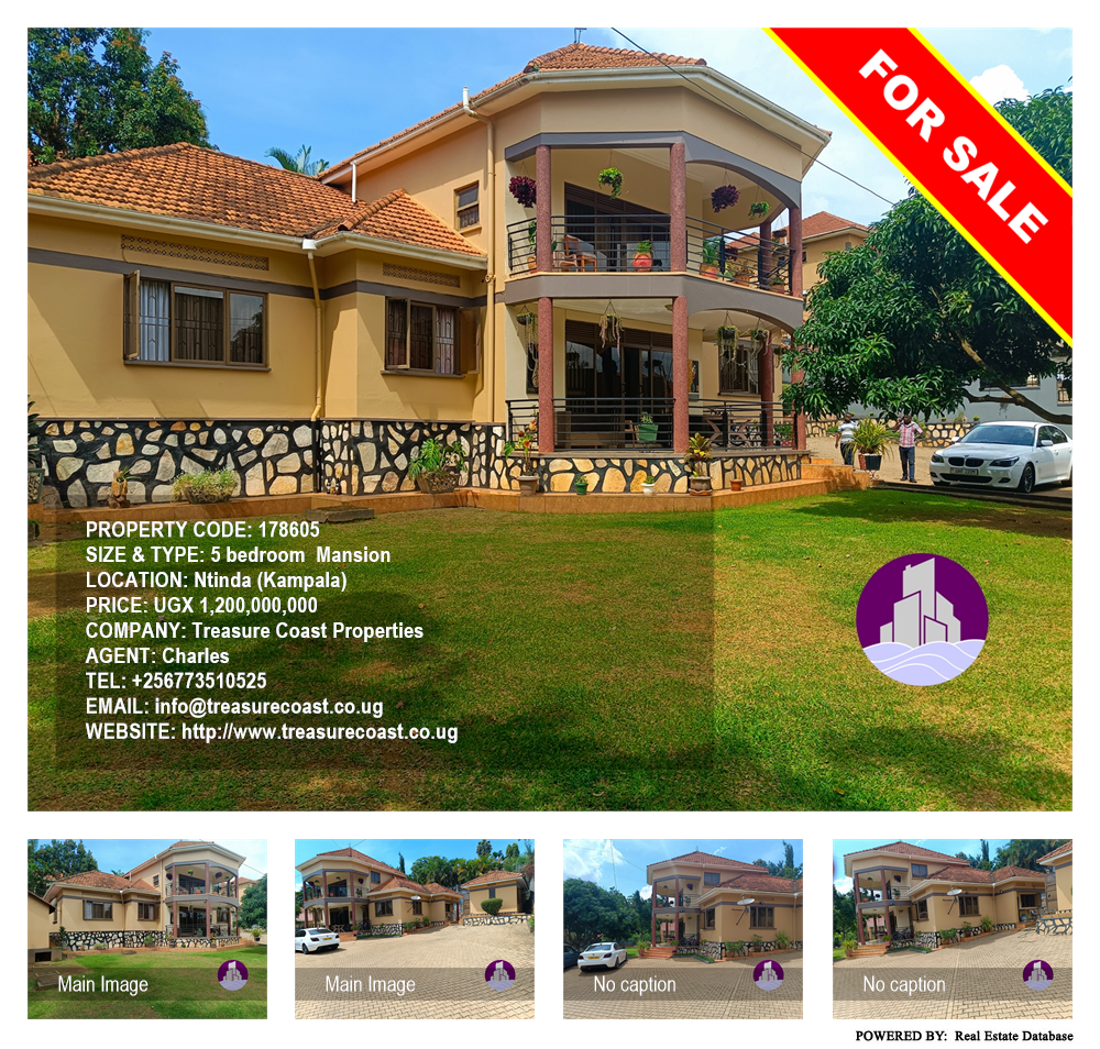 5 bedroom Mansion  for sale in Ntinda Kampala Uganda, code: 178605
