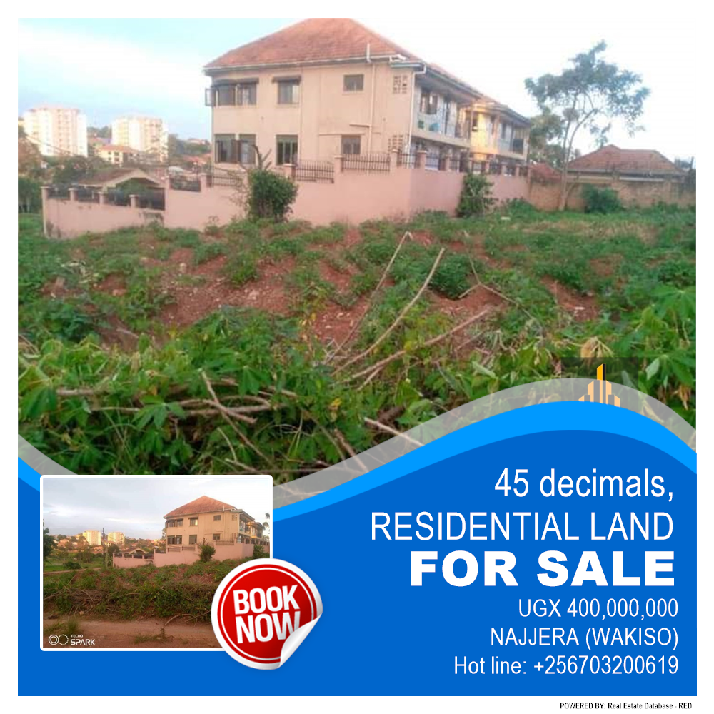 Residential Land  for sale in Najjera Wakiso Uganda, code: 178624