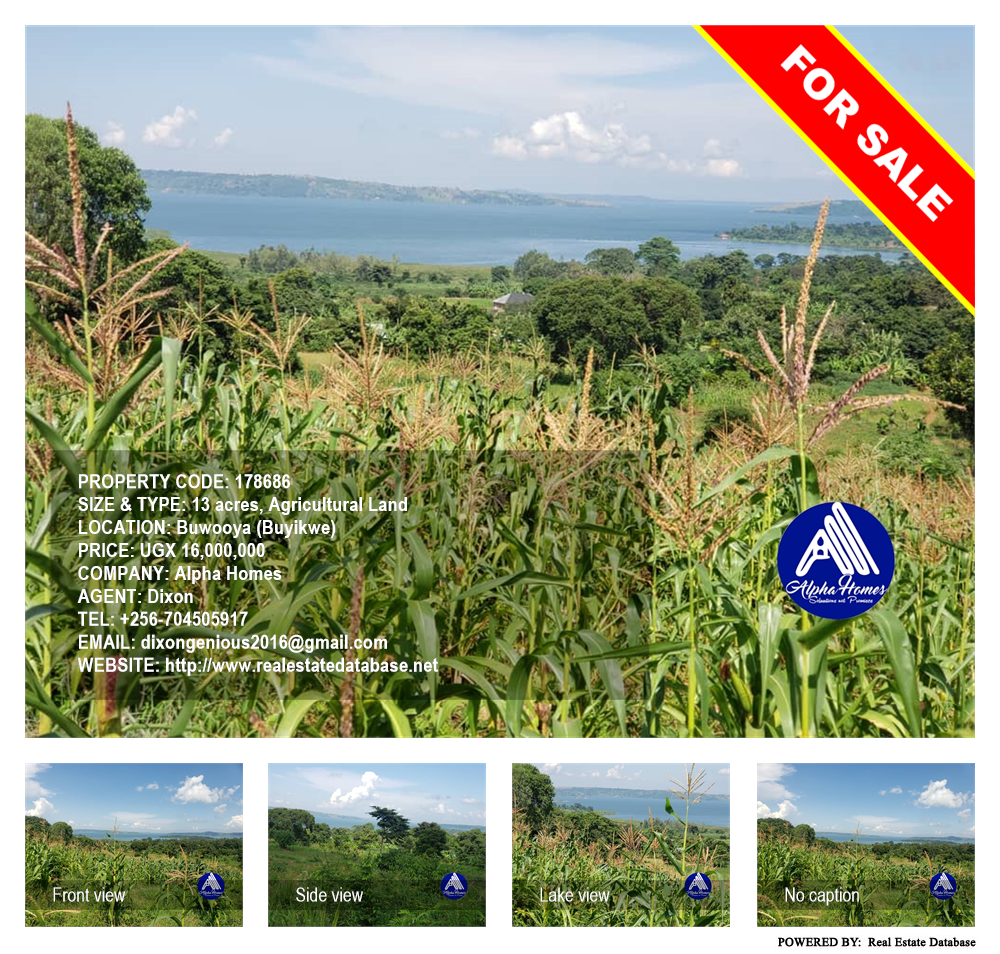 Agricultural Land  for sale in Buwooya Buyikwe Uganda, code: 178686