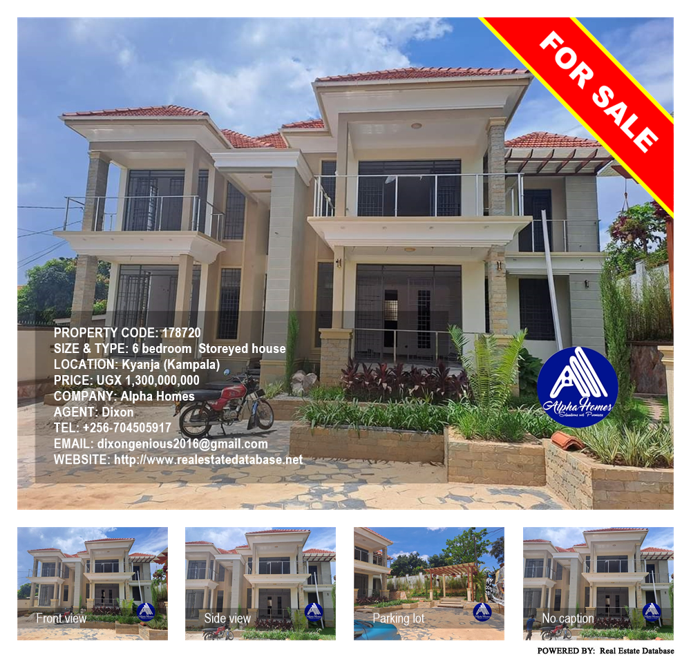 6 bedroom Storeyed house  for sale in Kyanja Kampala Uganda, code: 178720