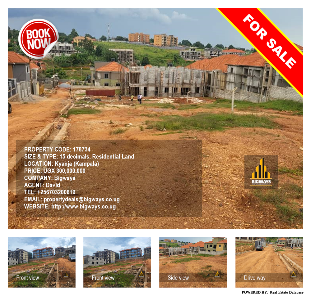 Residential Land  for sale in Kyanja Kampala Uganda, code: 178734