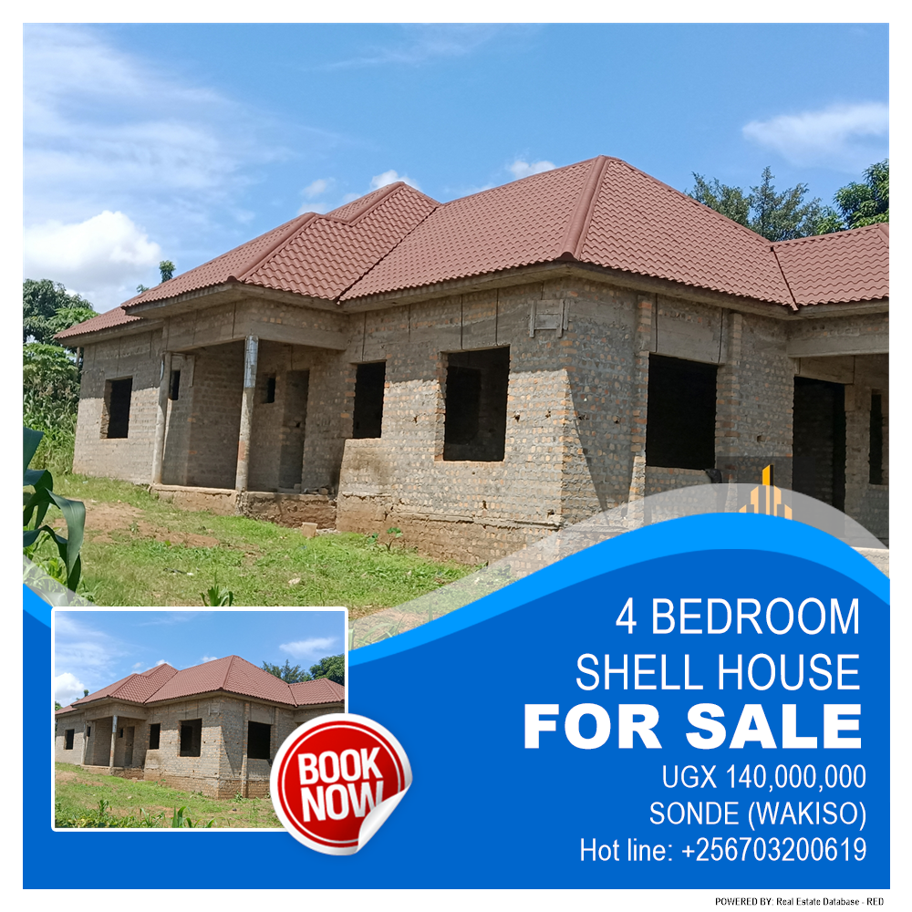 4 bedroom Shell House  for sale in Sonde Wakiso Uganda, code: 178763