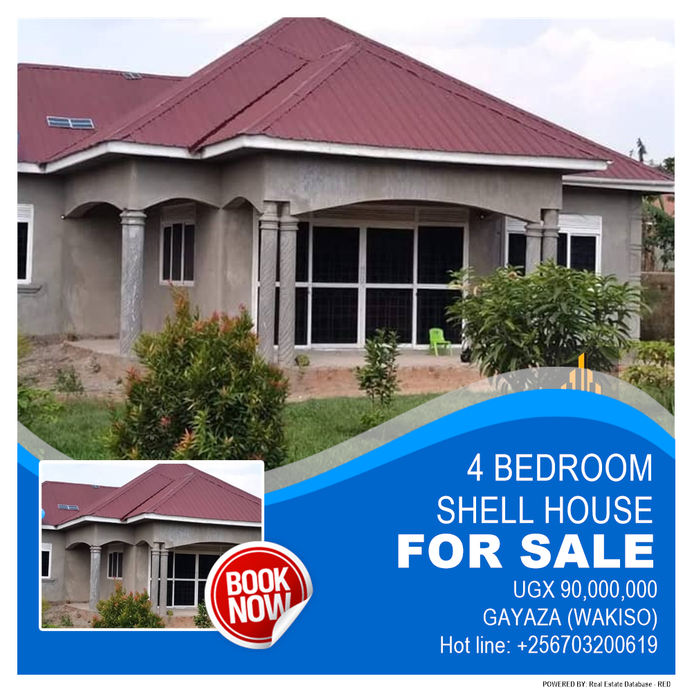 4 bedroom Shell House  for sale in Gayaza Wakiso Uganda, code: 178784