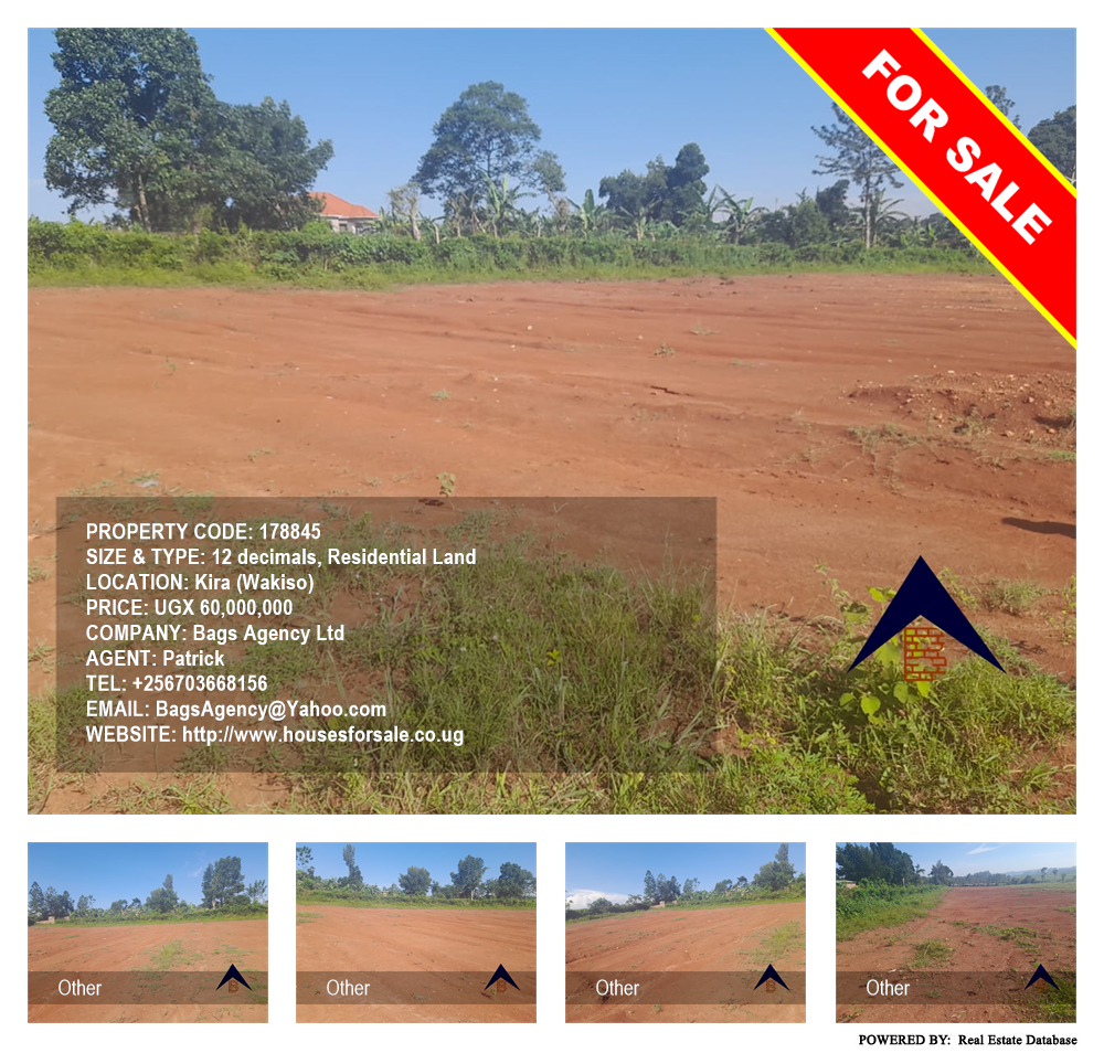 Residential Land  for sale in Kira Wakiso Uganda, code: 178845