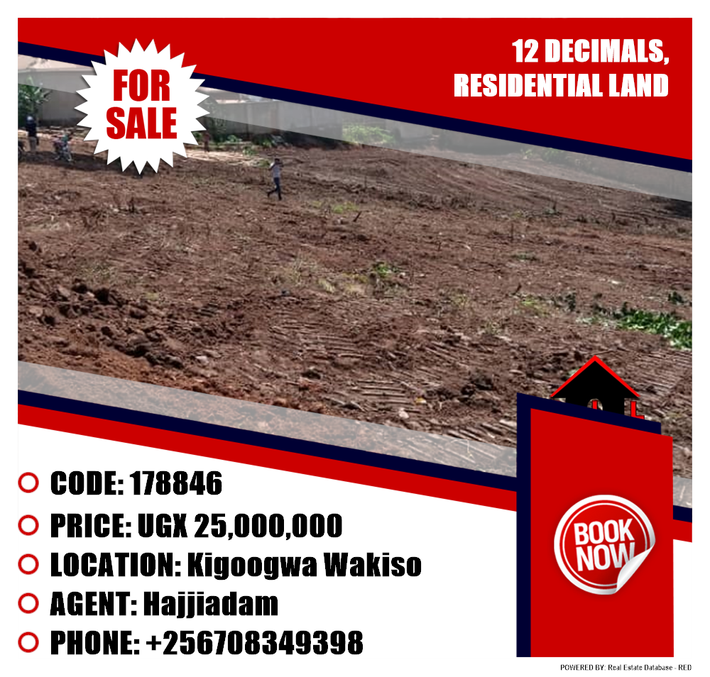 Residential Land  for sale in Kigoogwa Wakiso Uganda, code: 178846