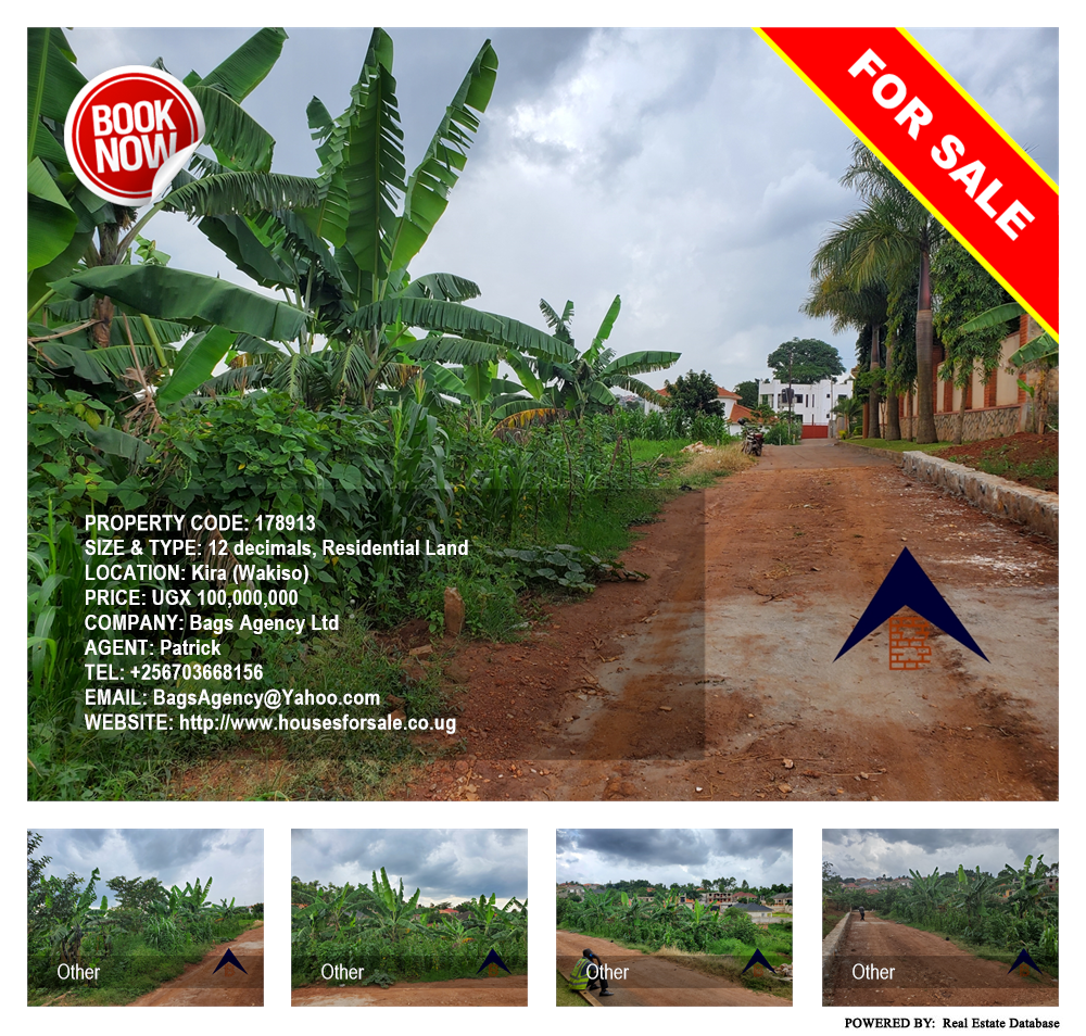 Residential Land  for sale in Kira Wakiso Uganda, code: 178913