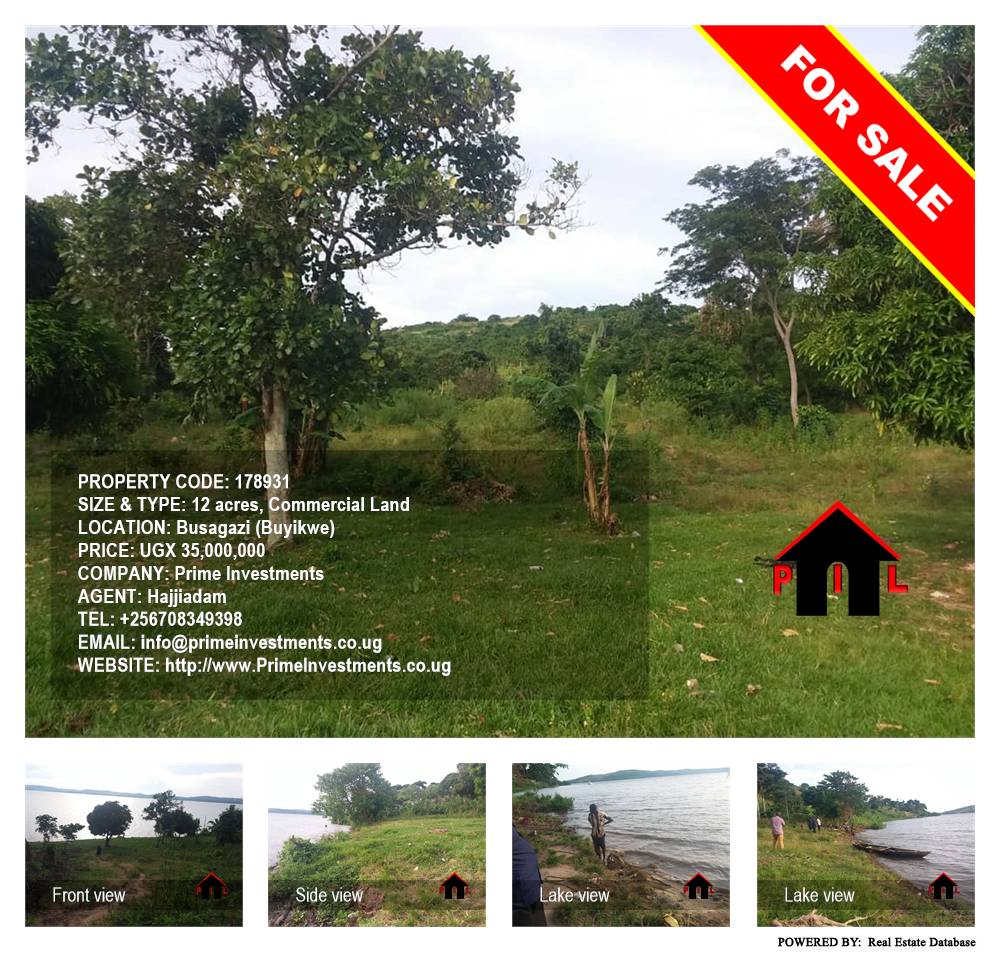 Commercial Land  for sale in Busagazi Buyikwe Uganda, code: 178931