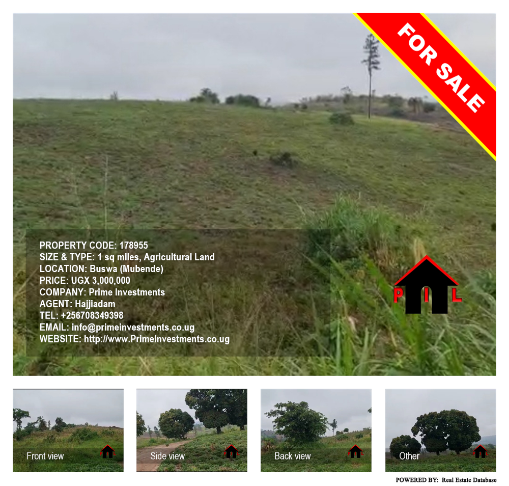 Agricultural Land  for sale in Buswa Mubende Uganda, code: 178955