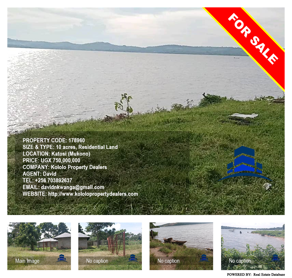 Residential Land  for sale in Katosi Mukono Uganda, code: 178960