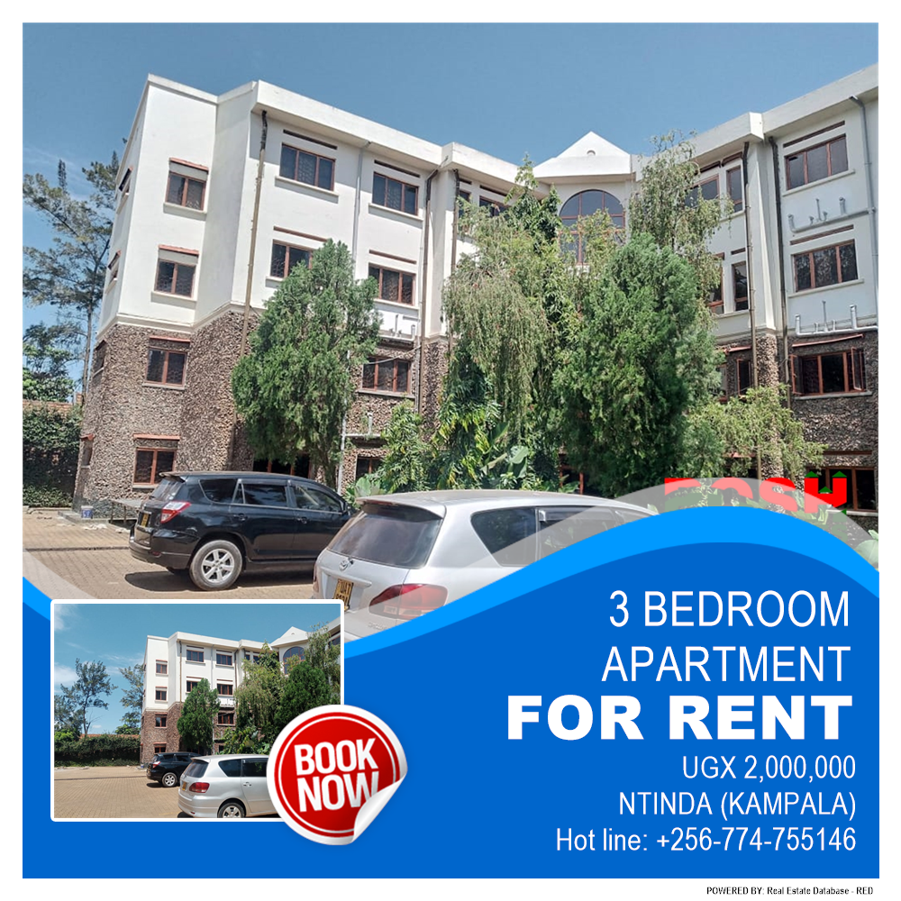 3 bedroom Apartment  for rent in Ntinda Kampala Uganda, code: 178983