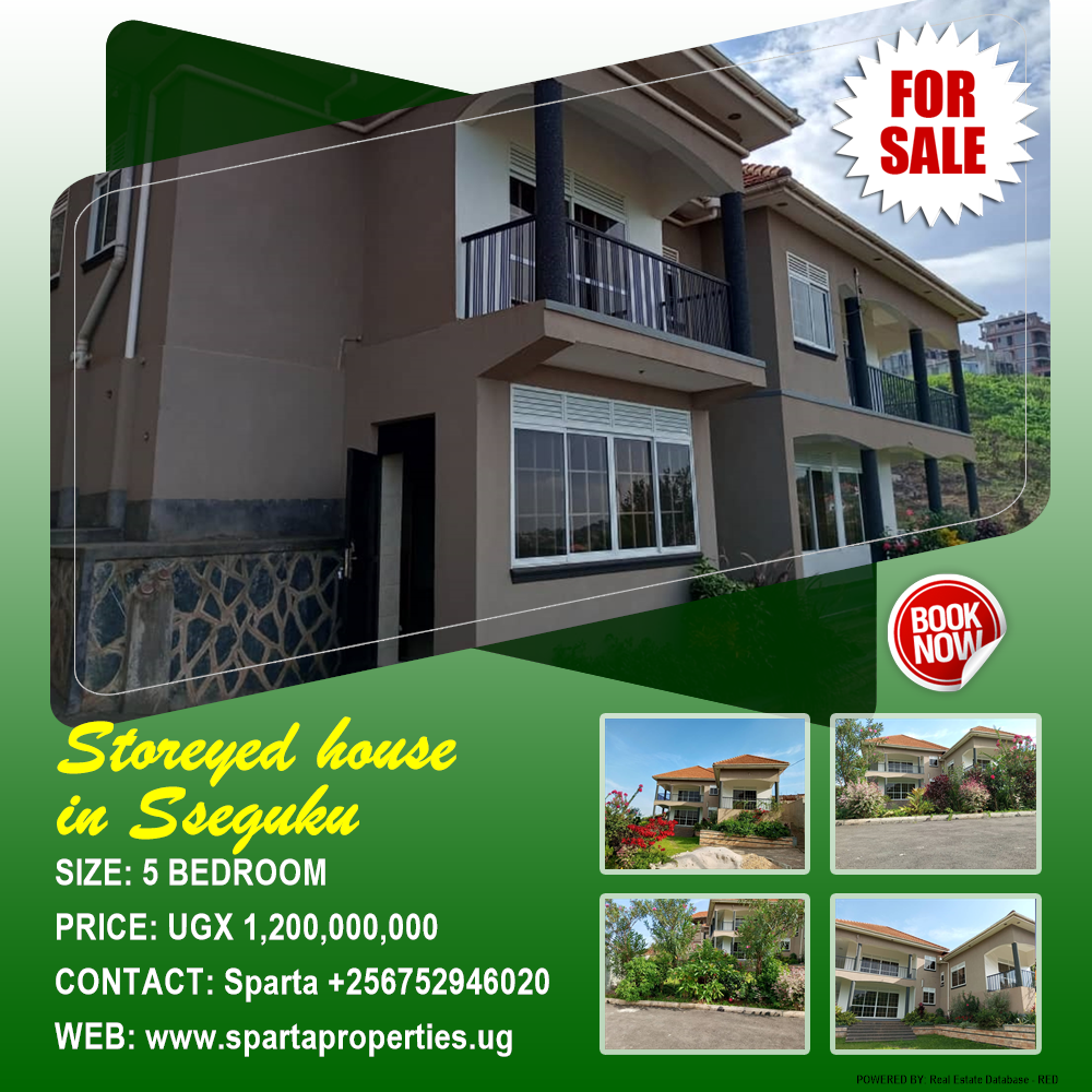 5 bedroom Storeyed house  for sale in Seguku Wakiso Uganda, code: 179001