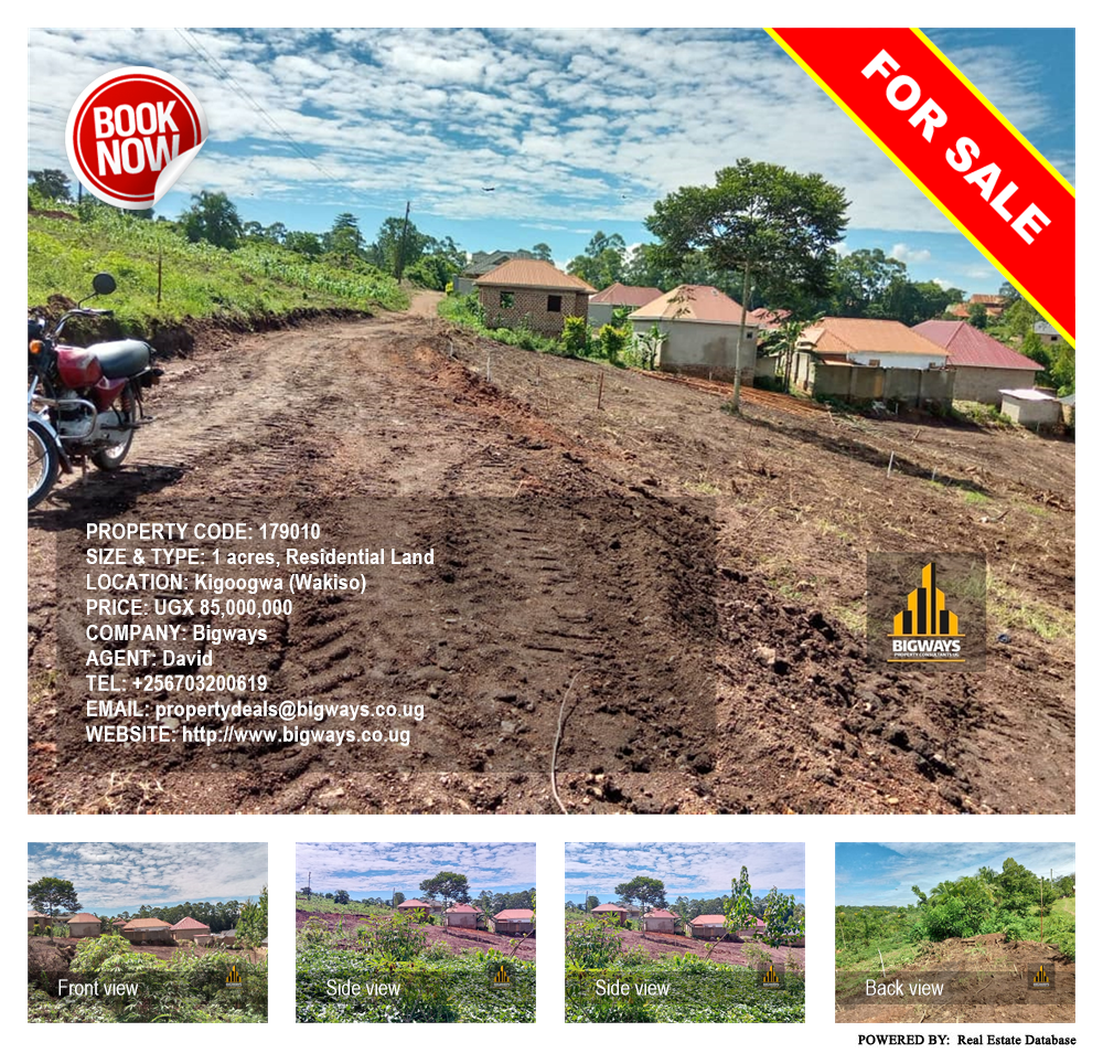 Residential Land  for sale in Kigoogwa Wakiso Uganda, code: 179010