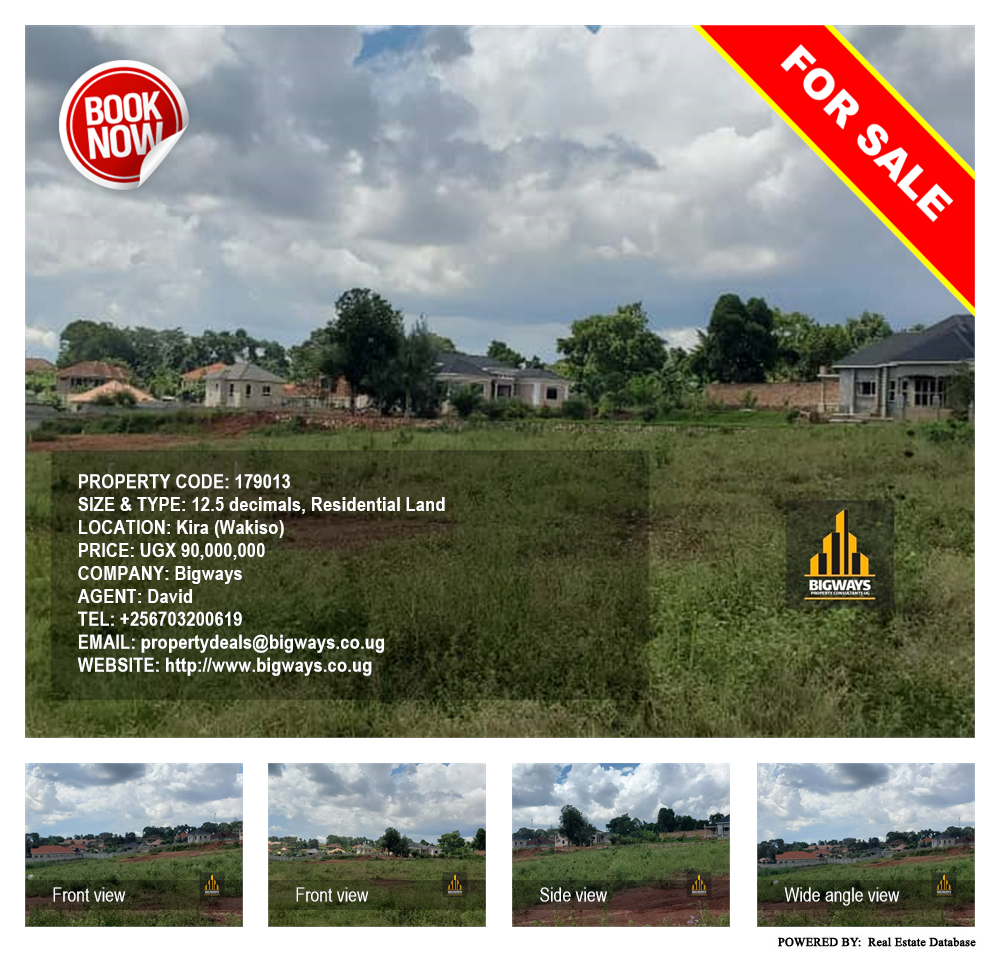 Residential Land  for sale in Kira Wakiso Uganda, code: 179013