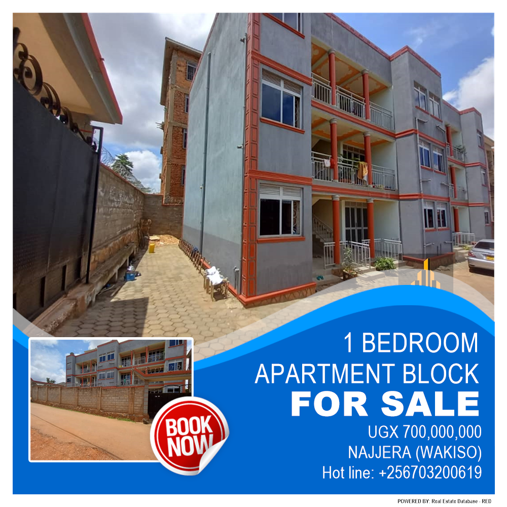 1 bedroom Apartment block  for sale in Najjera Wakiso Uganda, code: 179049