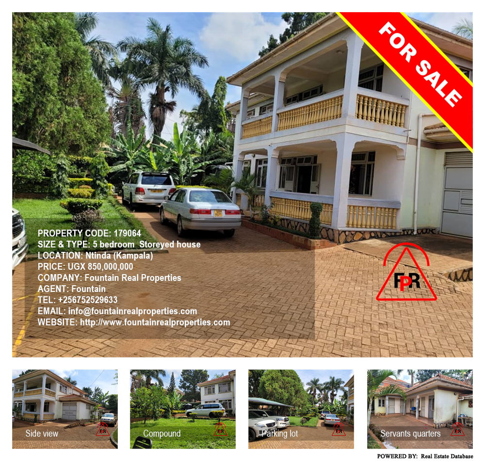 5 bedroom Storeyed house  for sale in Ntinda Kampala Uganda, code: 179064