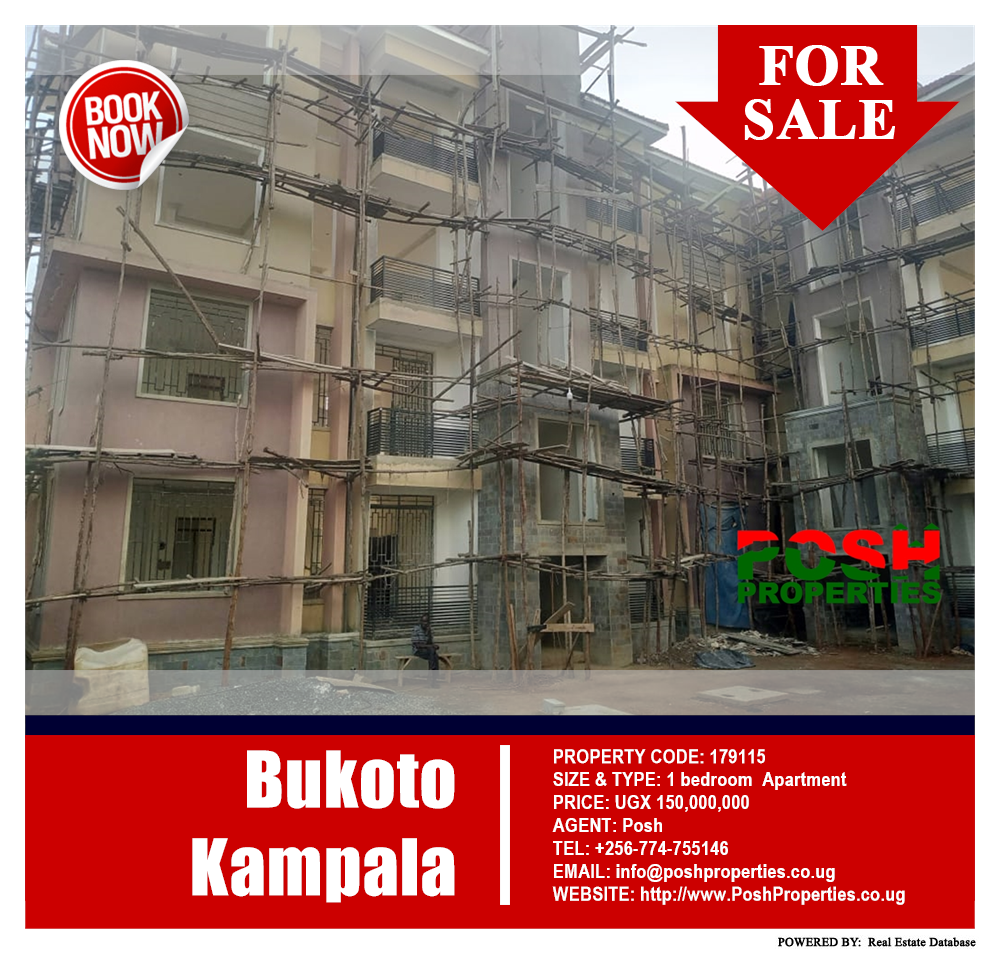 1 bedroom Apartment  for sale in Bukoto Kampala Uganda, code: 179115