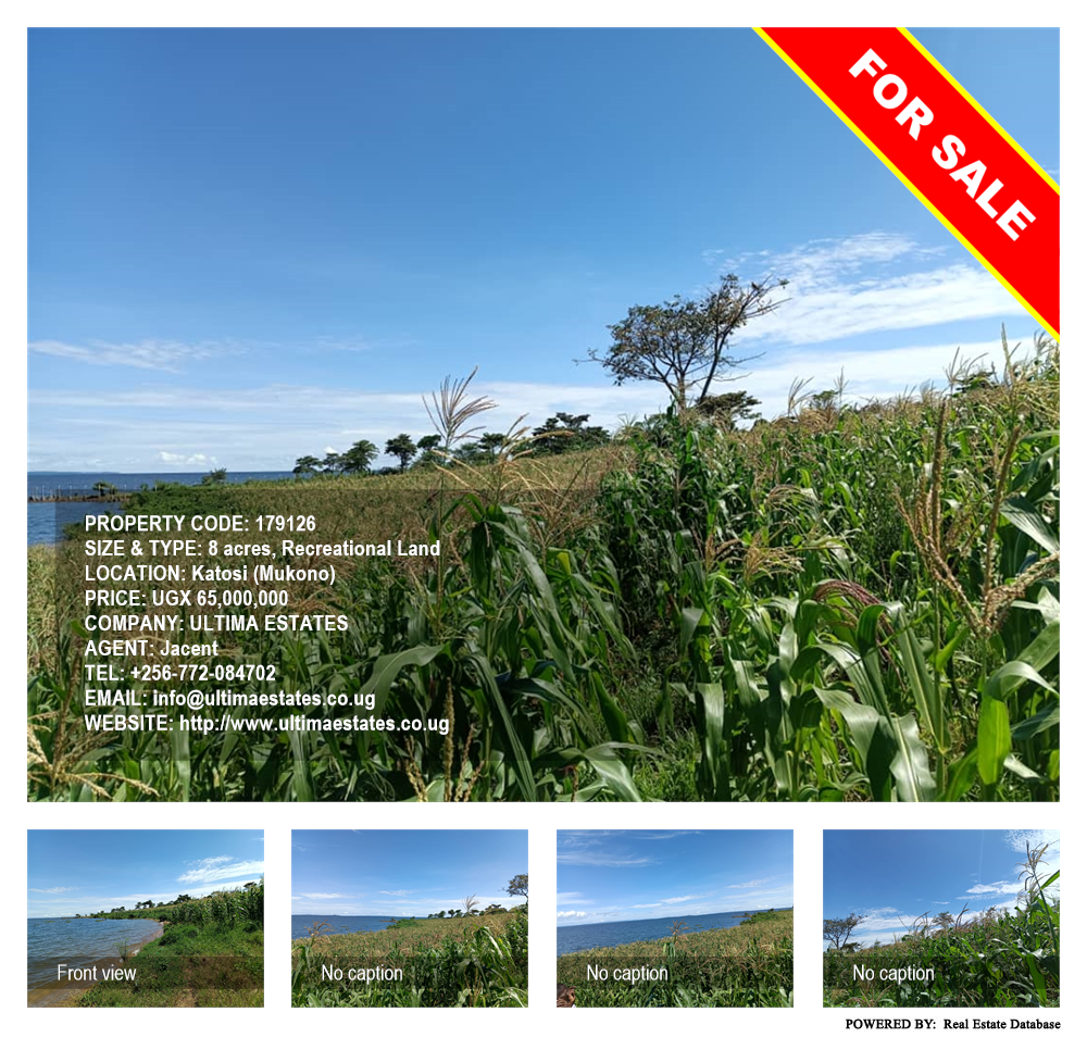Recreational Land  for sale in Katosi Mukono Uganda, code: 179126