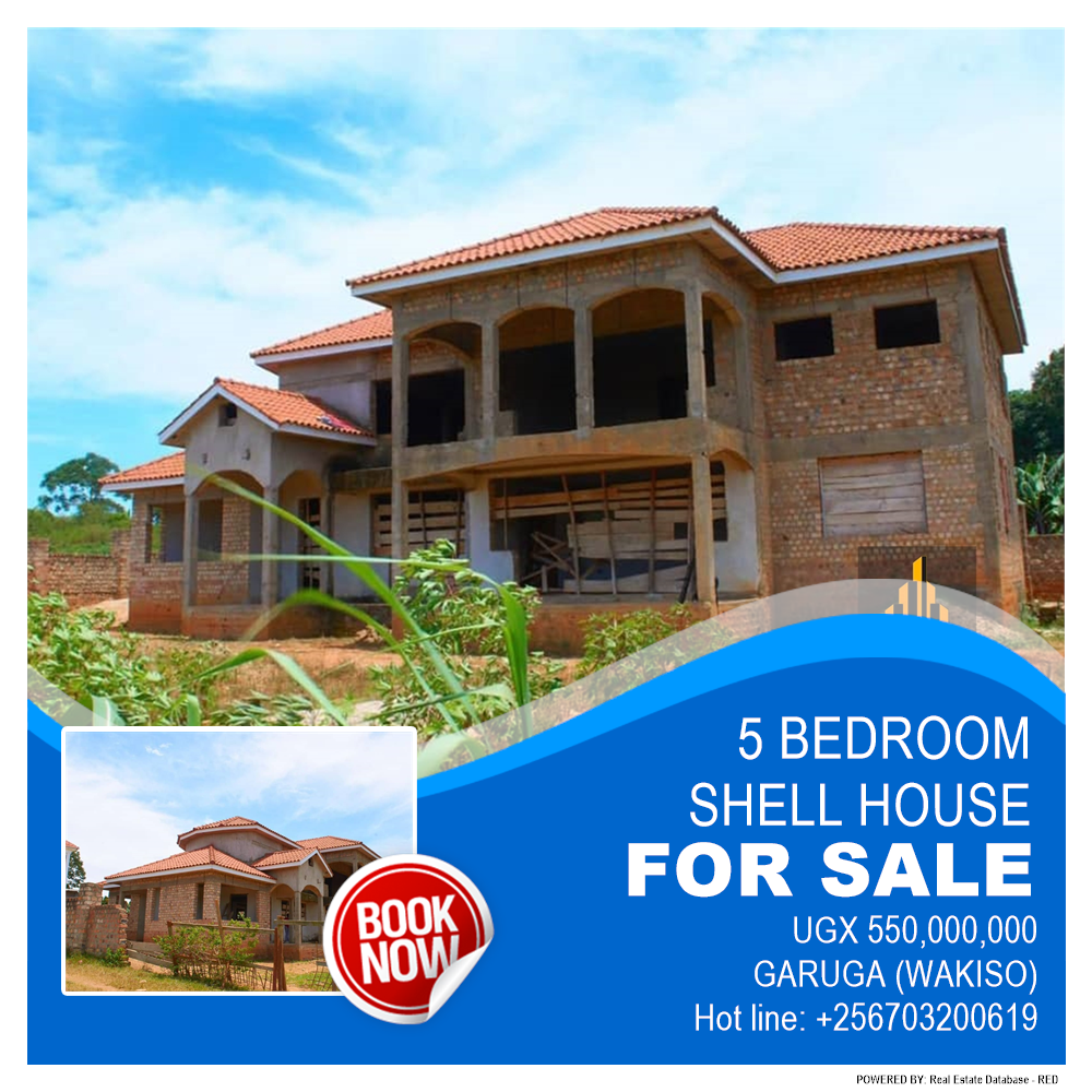 5 bedroom Shell House  for sale in Garuga Wakiso Uganda, code: 179133