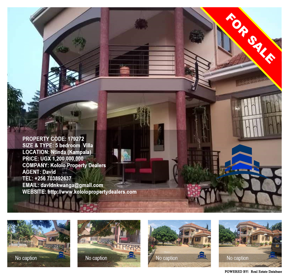 5 bedroom Villa  for sale in Ntinda Kampala Uganda, code: 179272