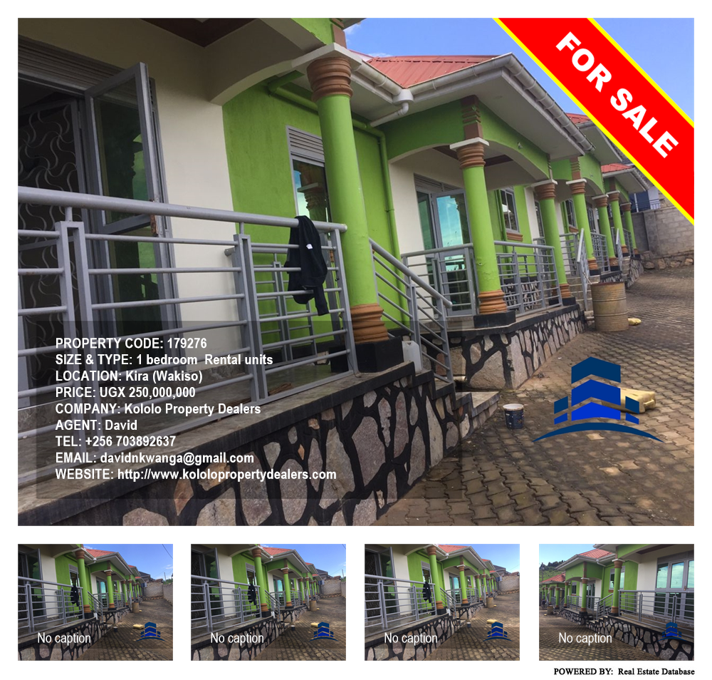 1 bedroom Rental units  for sale in Kira Wakiso Uganda, code: 179276