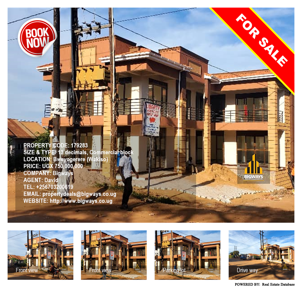 Commercial block  for sale in Bweyogerere Wakiso Uganda, code: 179283