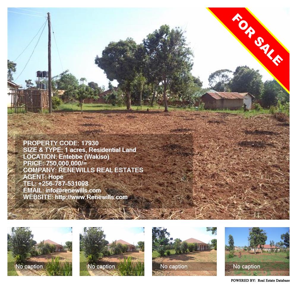 Residential Land  for sale in Entebbe Wakiso Uganda, code: 17930