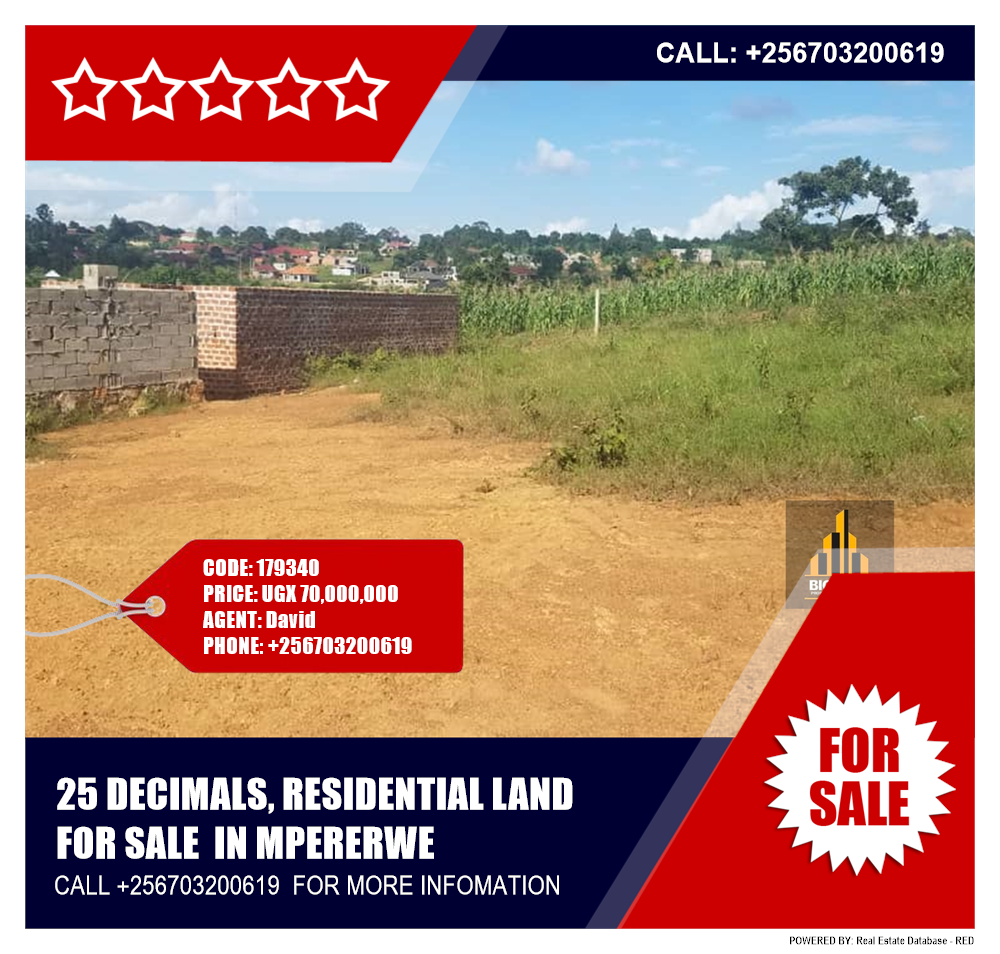 Residential Land  for sale in Mpererwe Kampala Uganda, code: 179340