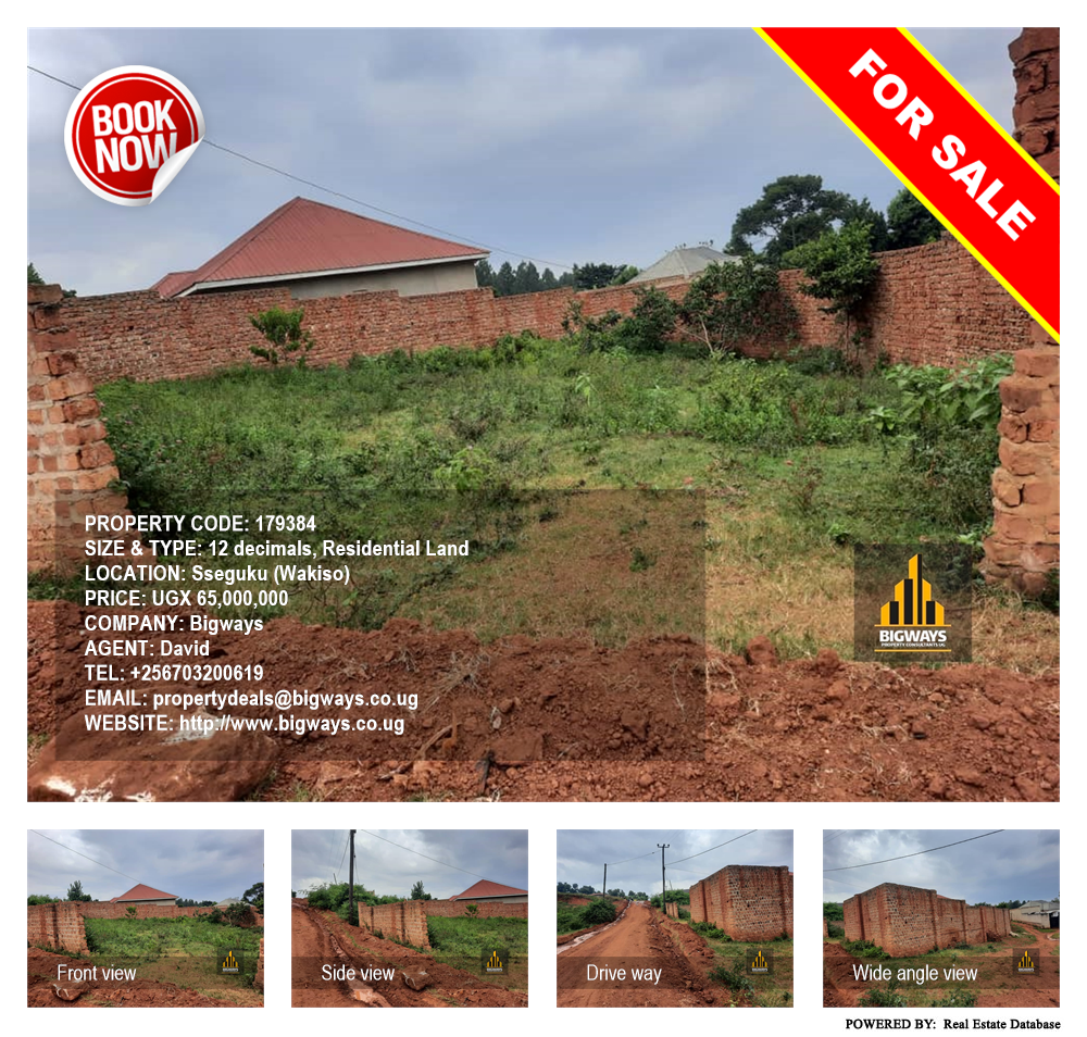 Residential Land  for sale in Seguku Wakiso Uganda, code: 179384