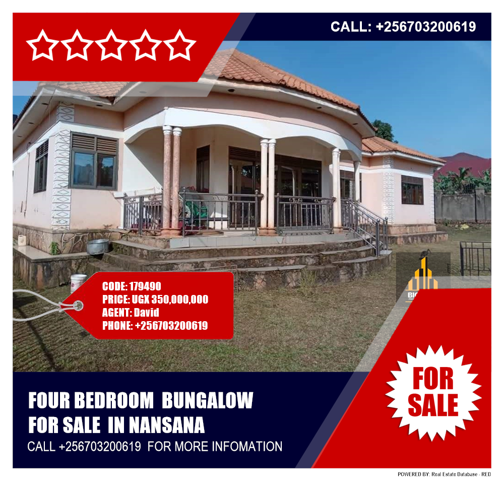4 bedroom Bungalow  for sale in Nansana Kampala Uganda, code: 179490