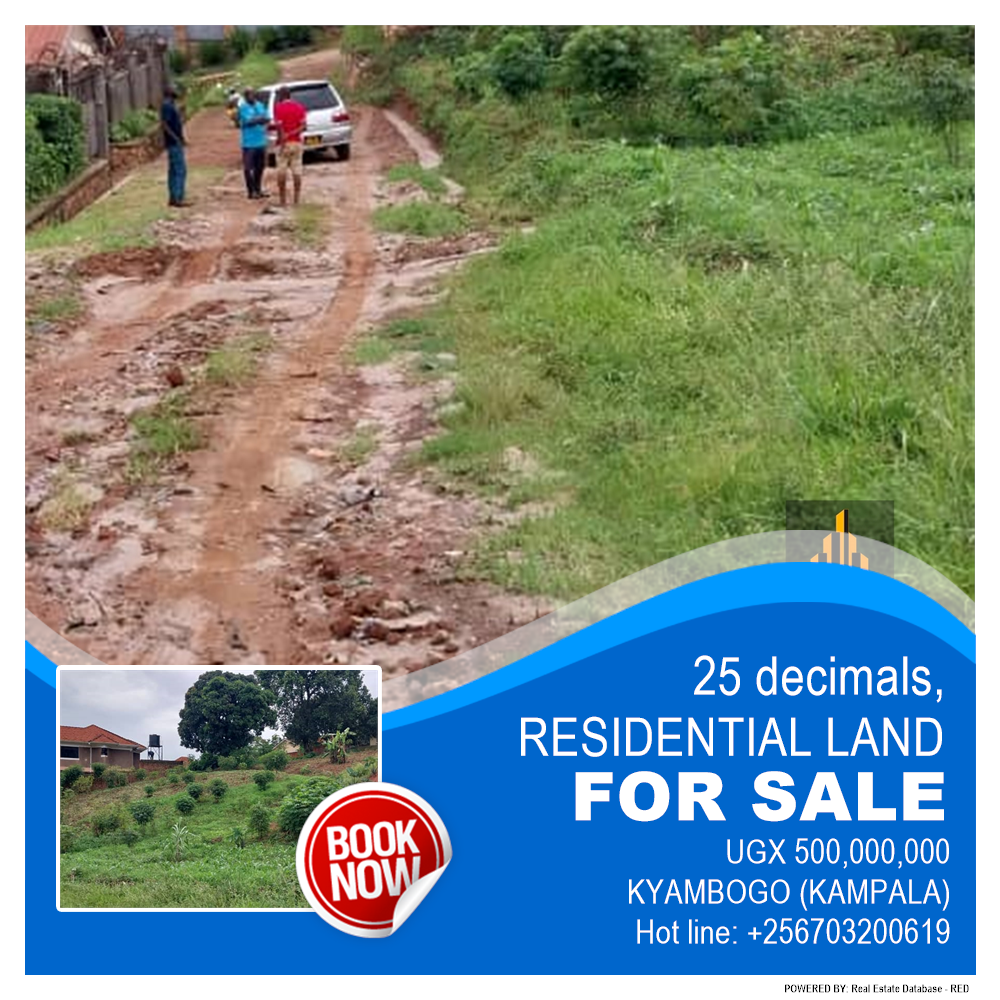 Residential Land  for sale in Kyambogo Kampala Uganda, code: 179503