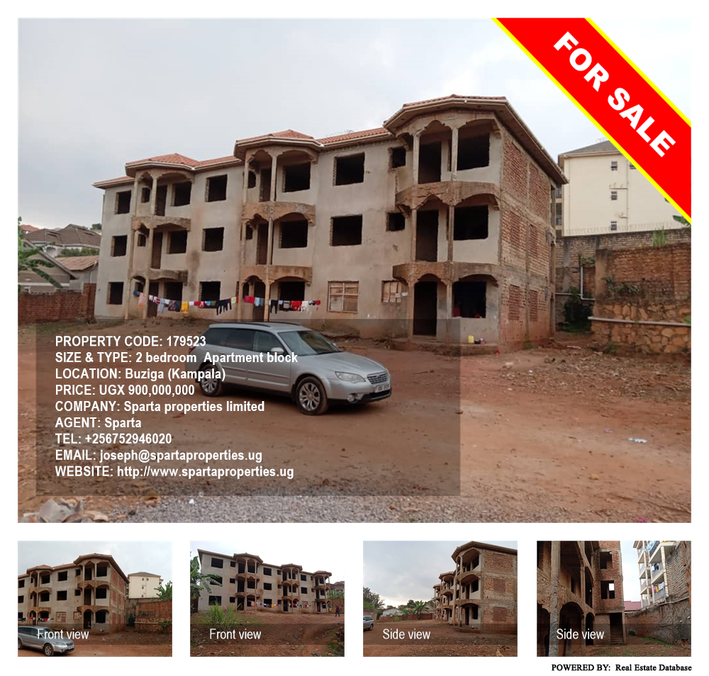 2 bedroom Apartment block  for sale in Buziga Kampala Uganda, code: 179523