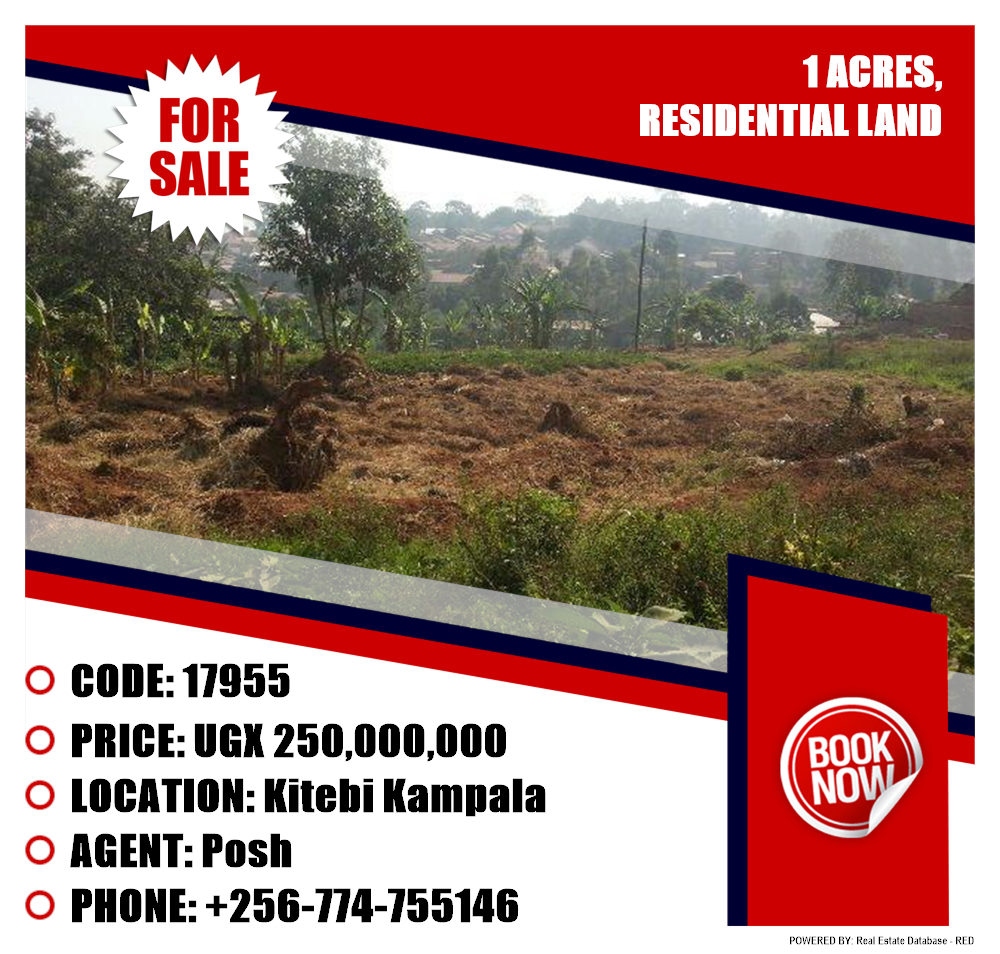 Residential Land  for sale in Kitebi Kampala Uganda, code: 17955