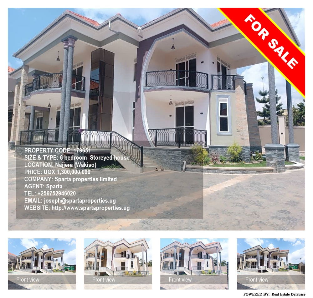6 bedroom Storeyed house  for sale in Najjera Wakiso Uganda, code: 179651