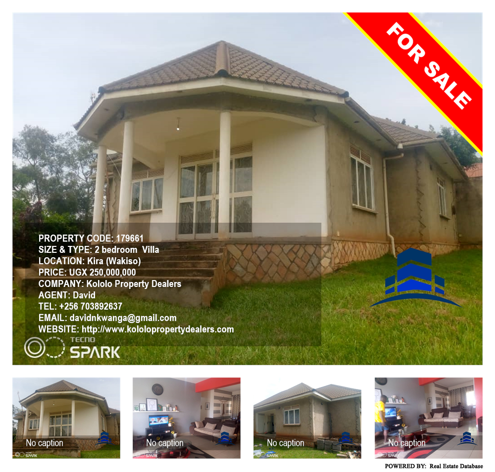 2 bedroom Villa  for sale in Kira Wakiso Uganda, code: 179661