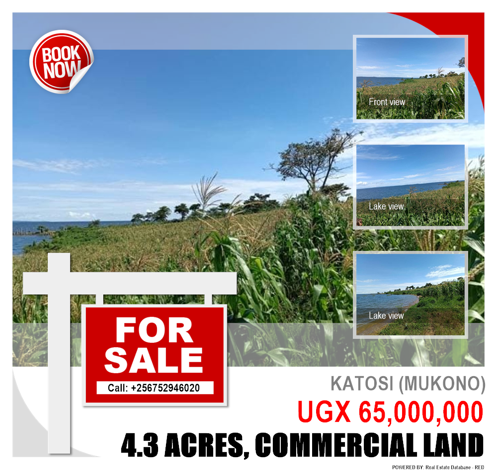 Commercial Land  for sale in Katosi Mukono Uganda, code: 179680