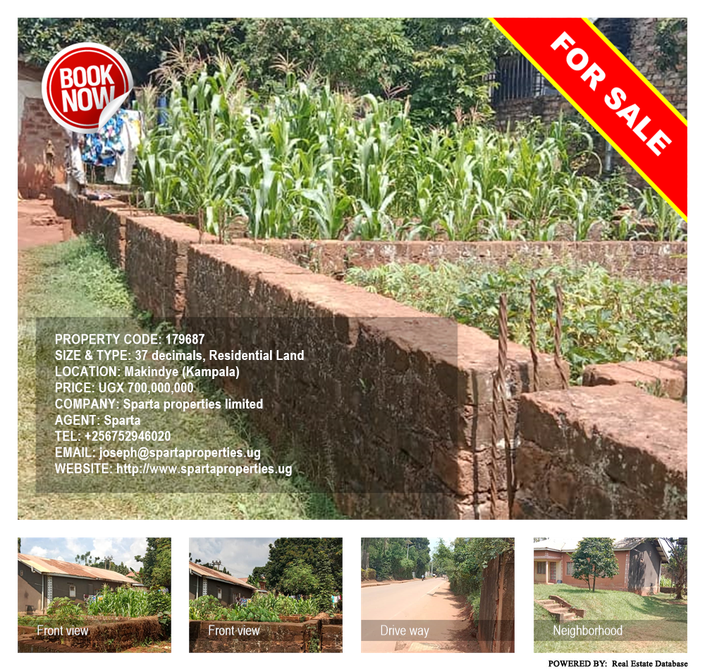 Residential Land  for sale in Makindye Kampala Uganda, code: 179687