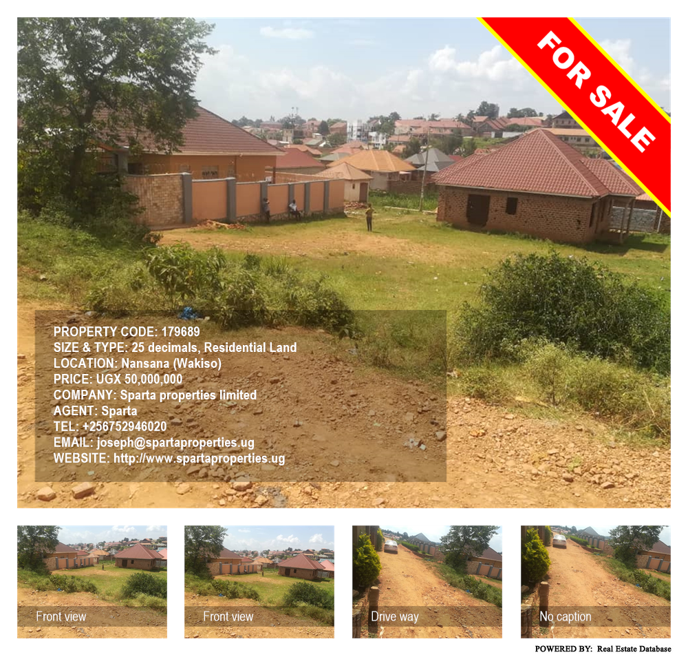 Residential Land  for sale in Nansana Wakiso Uganda, code: 179689