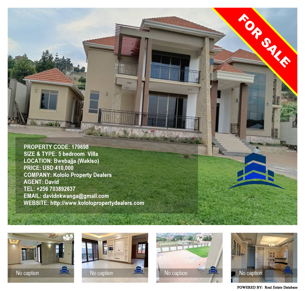 5 bedroom Villa  for sale in Bwebajja Wakiso Uganda, code: 179698
