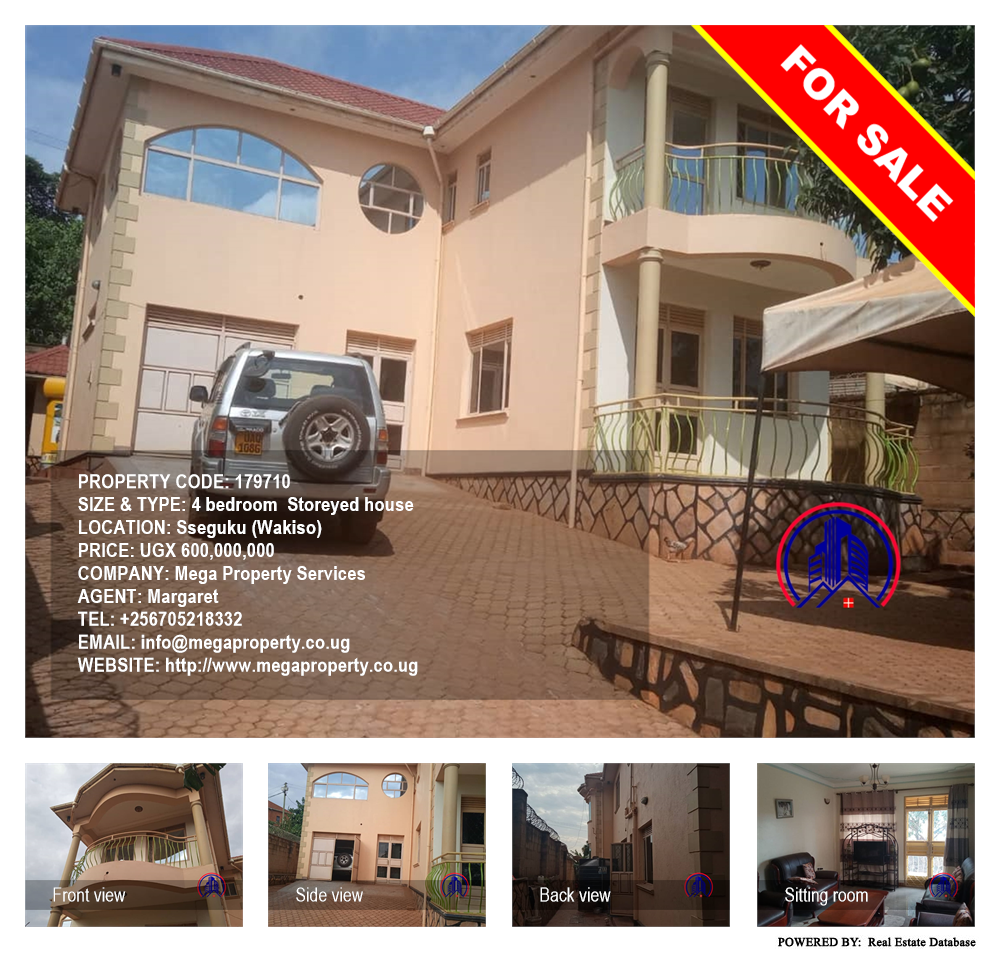 4 bedroom Storeyed house  for sale in Seguku Wakiso Uganda, code: 179710