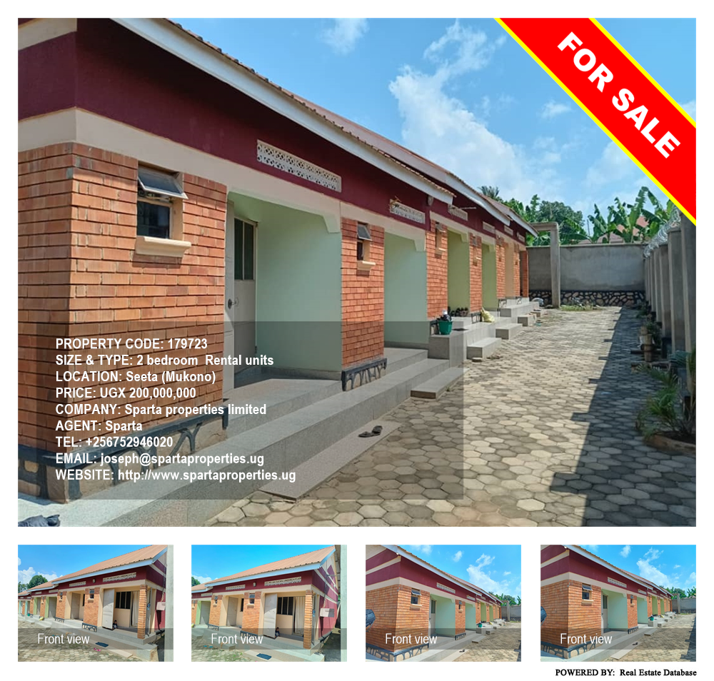 2 bedroom Rental units  for sale in Seeta Mukono Uganda, code: 179723