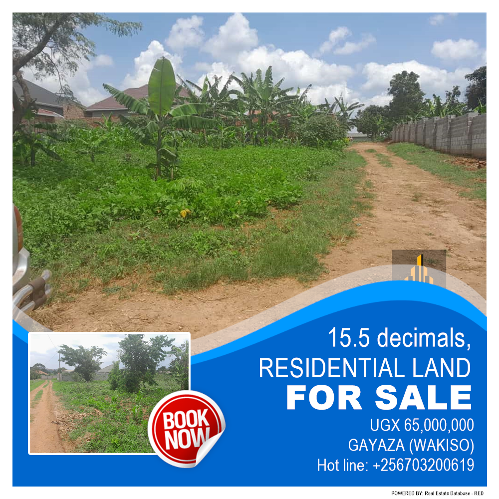 Residential Land  for sale in Gayaza Wakiso Uganda, code: 179759