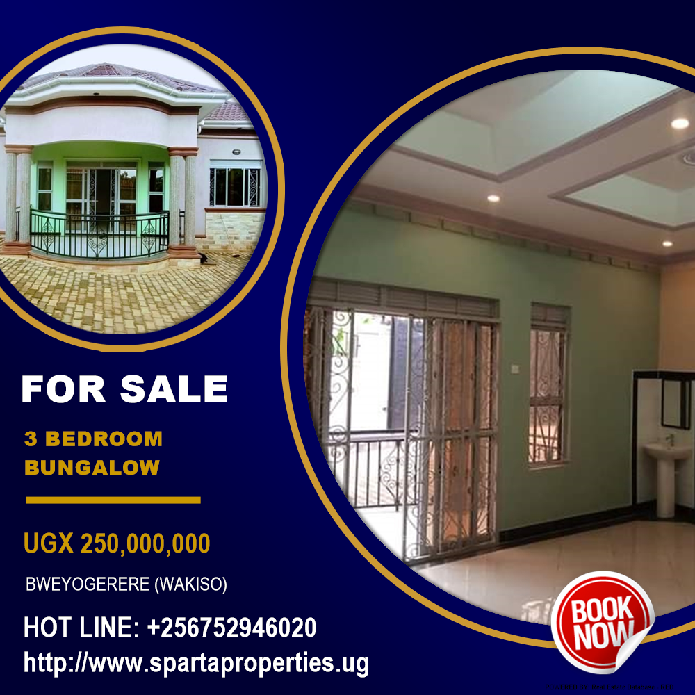 3 bedroom Bungalow  for sale in Bweyogerere Wakiso Uganda, code: 179772