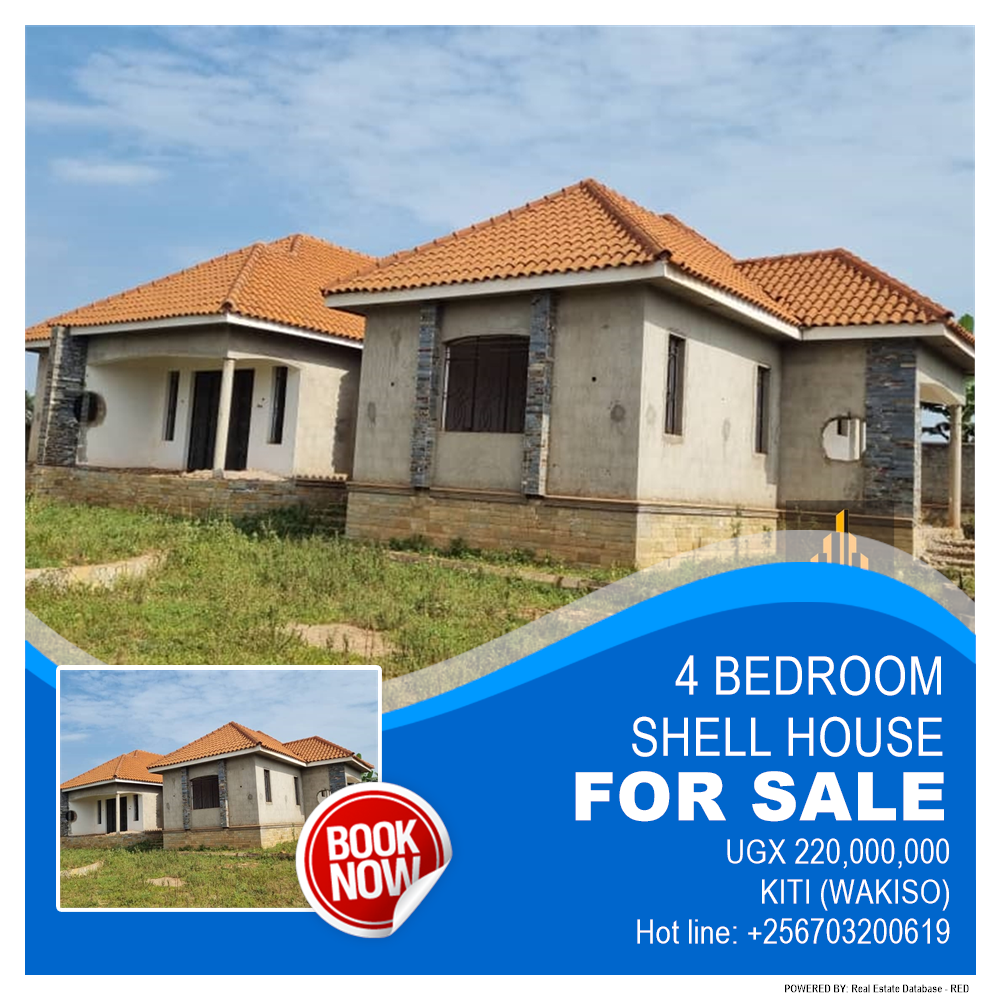 4 bedroom Shell House  for sale in Kiti Wakiso Uganda, code: 179798