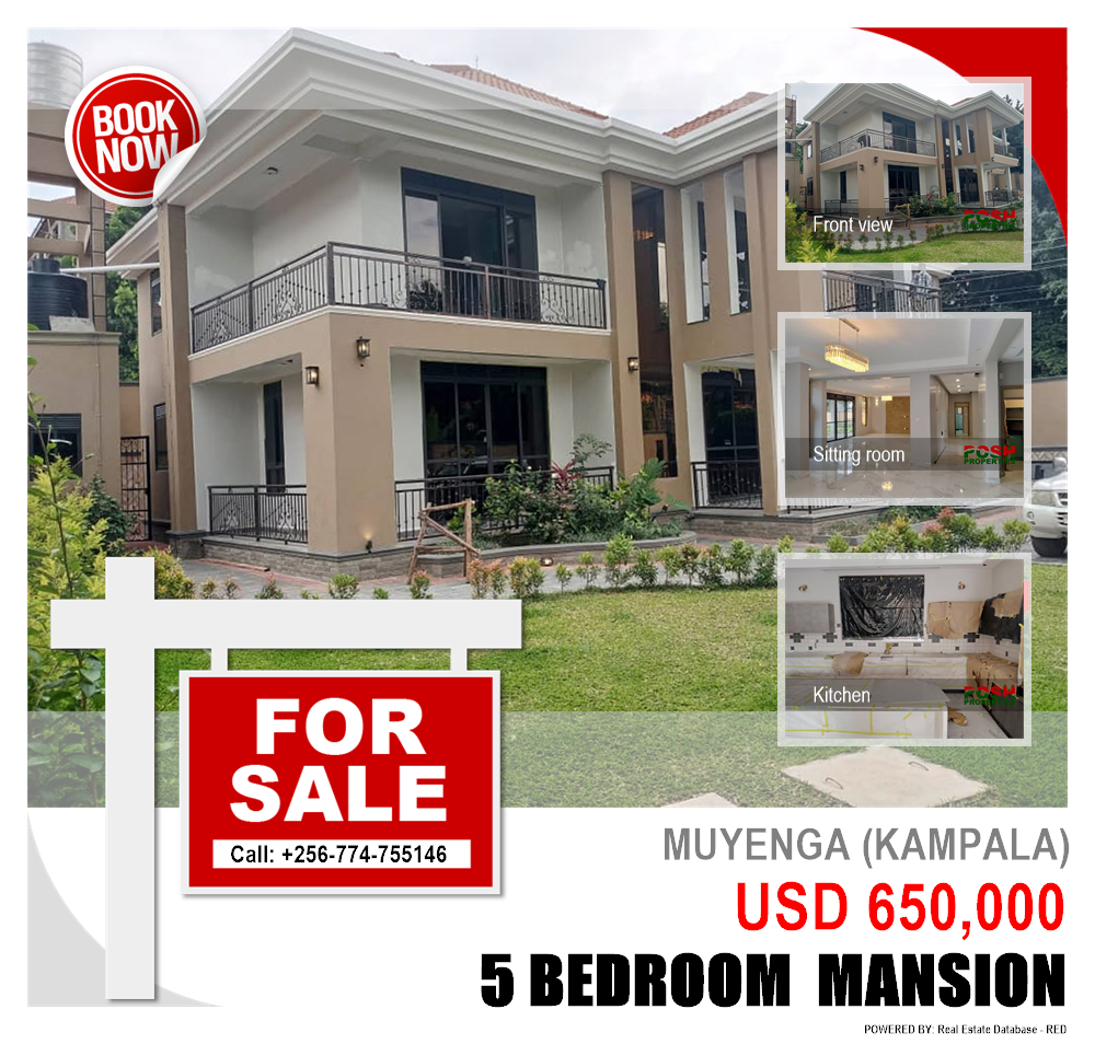5 bedroom Mansion  for sale in Muyenga Kampala Uganda, code: 179819